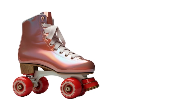 Free PSD roller skates isolated