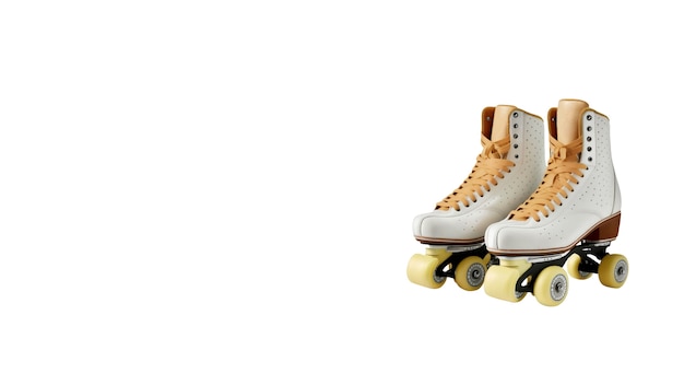 Free PSD roller skates isolated