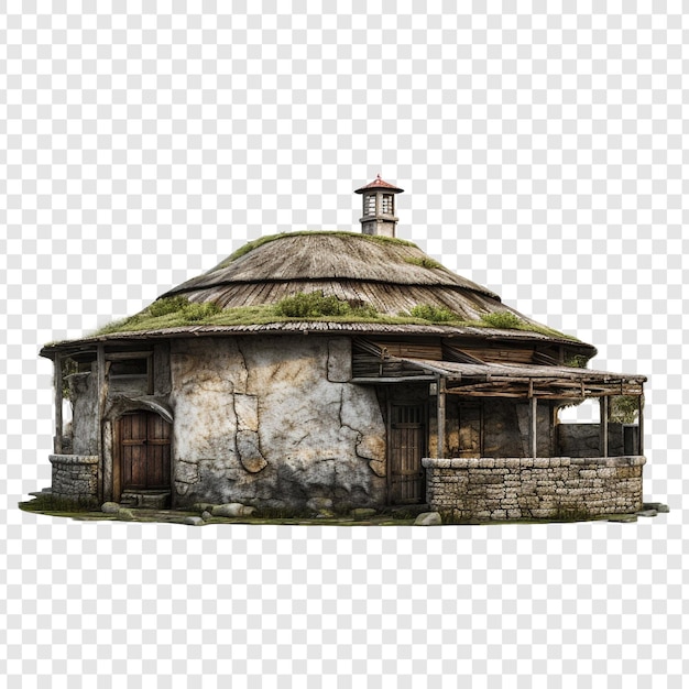 Free PSD roundhouse isolated on transparent background