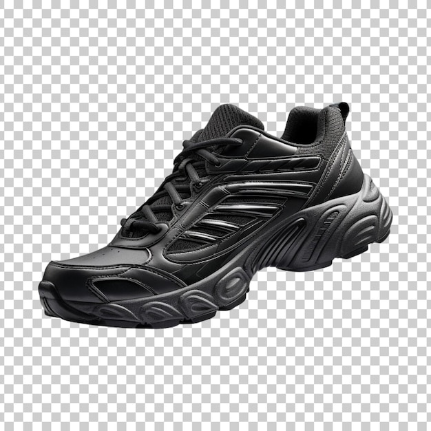 Free PSD running shoes or sneakers on a transparent background