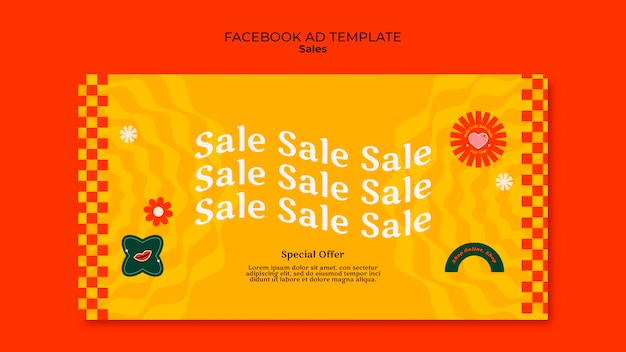 Free PSD sales template design