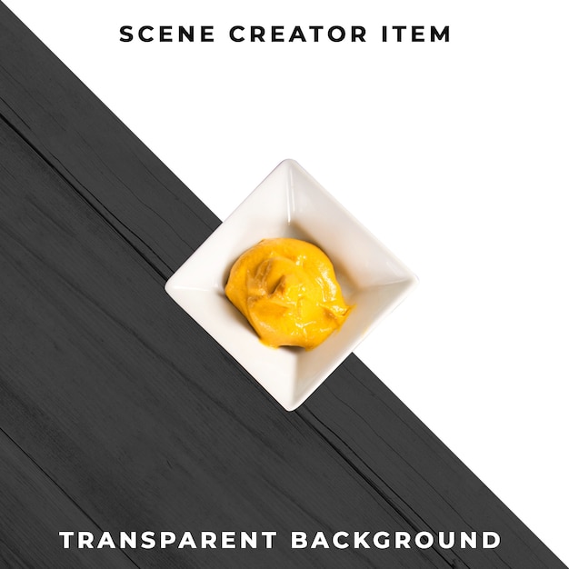 Sauce plate object transparent PSD