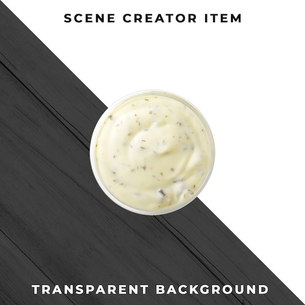 Sauce plate object transparent PSD