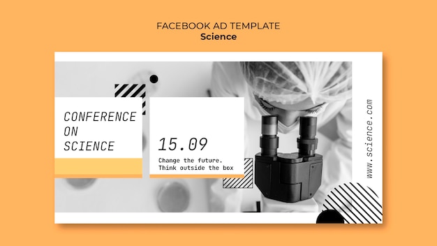 Free PSD science  template design