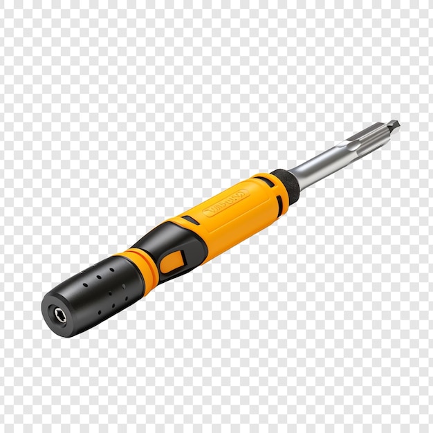 Free PSD screwdriver isolated on transparent background