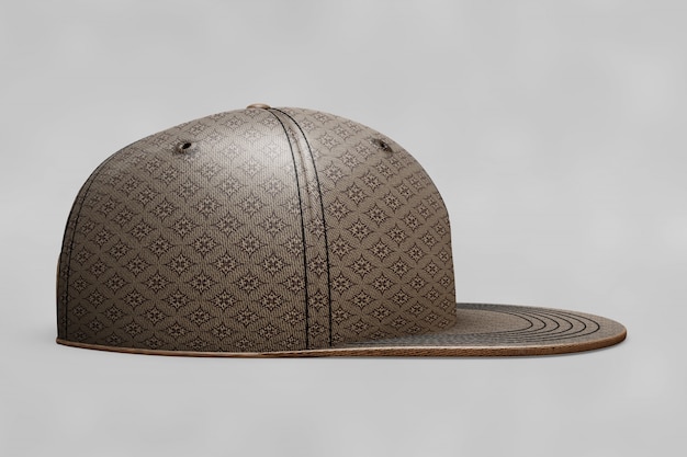 Side view baseball cap mockup