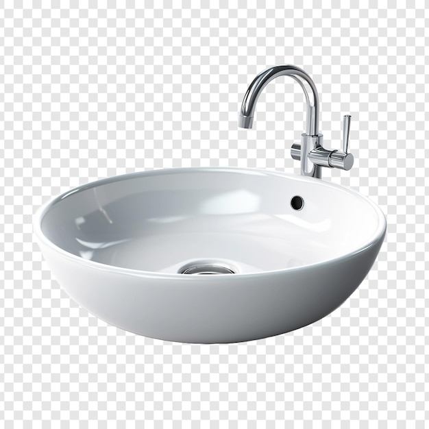 Free PSD sink isolated on transparent background