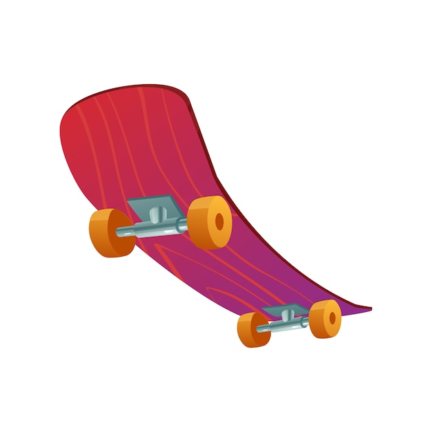 Free PSD skateboard illustration design