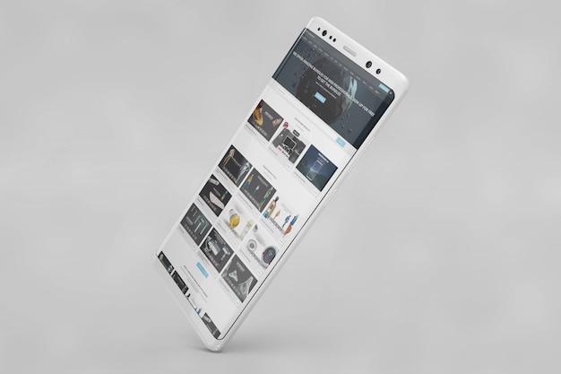 Free PSD smartphone mockup