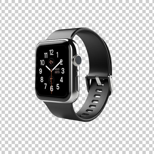 Free PSD smartwatch realistic isolated on transparent background