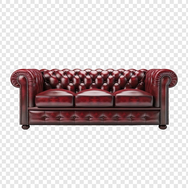 Free PSD sofa isolated on transparent background