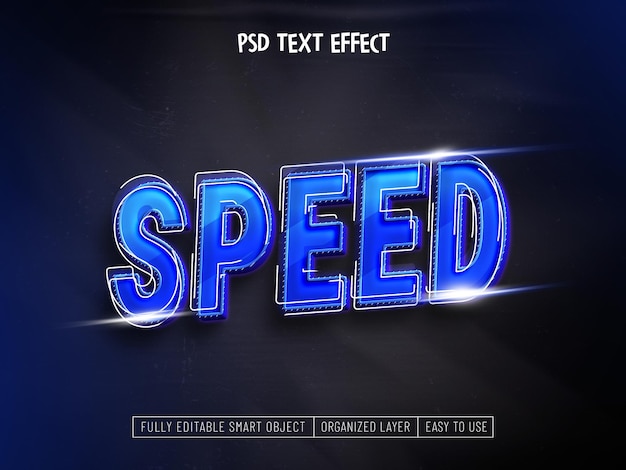 Speed text efefct