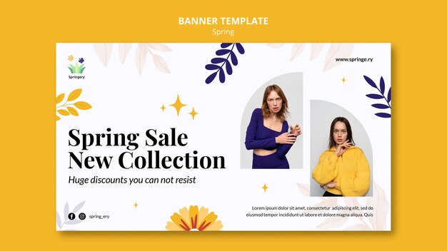 Spring sale new collection banner