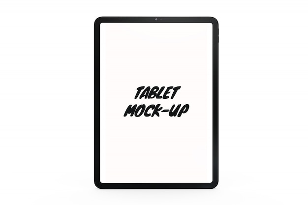 Free PSD tablet mock-up isolated