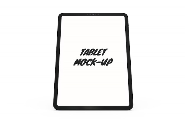 Free PSD tablet mock-up isolated