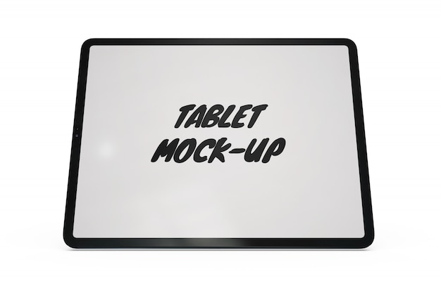 Free PSD tablet mock-up isolated