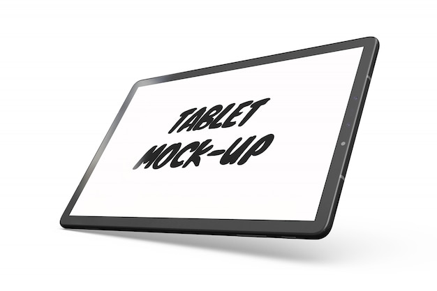 Free PSD tablet mock-up isolated