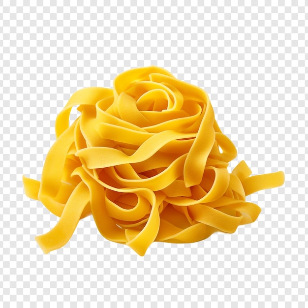 Free PSD tagliatelle isolated on transparent background