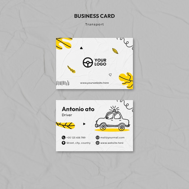 Transport template design