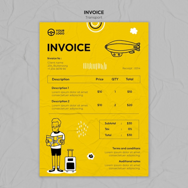 Transport template design