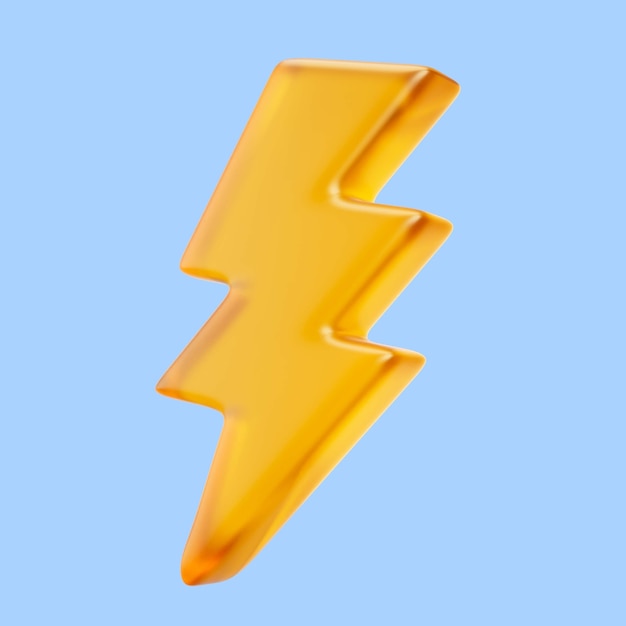 Free PSD videogame gold lightning icon pack