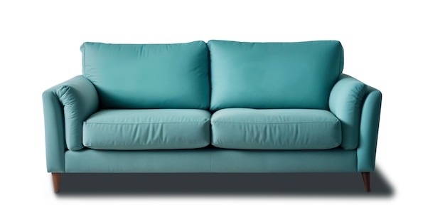 View of sofa for interior design decor