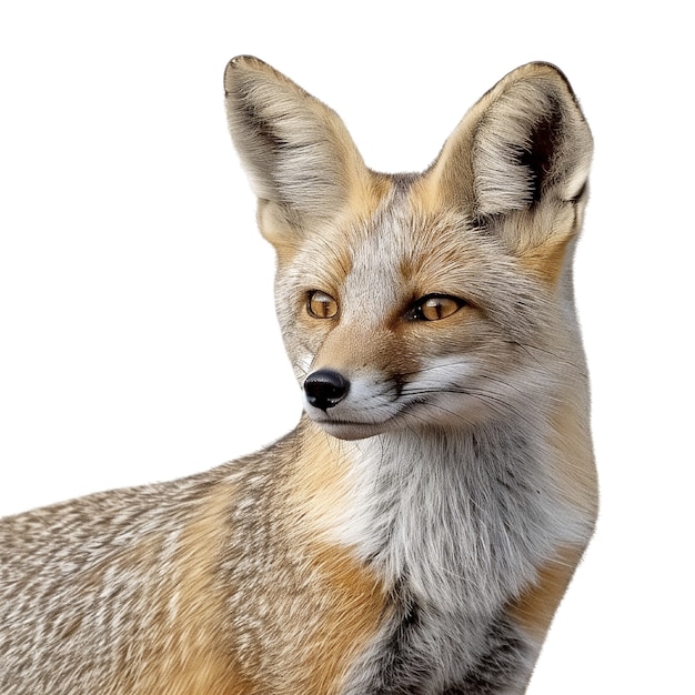 Free PSD view of wild fox