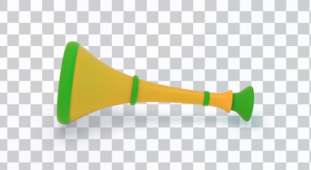 Free PSD vuvuzela horn right side