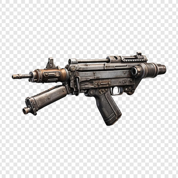 Free PSD weapon isolated on transparent background