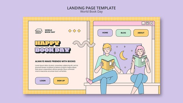 World book day template design