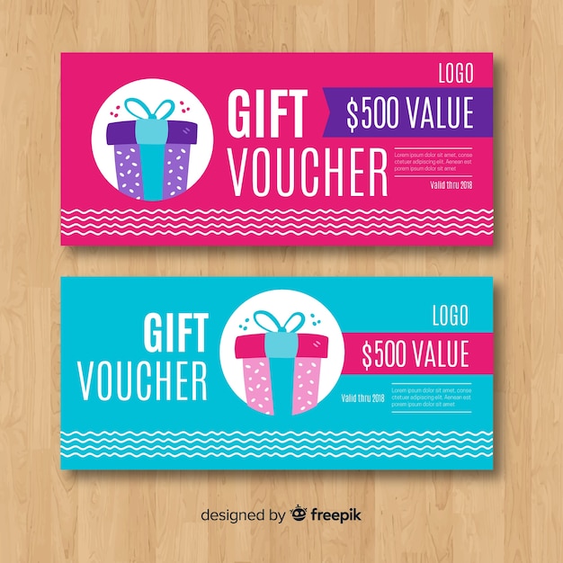 Free Vector 500$ gift voucher