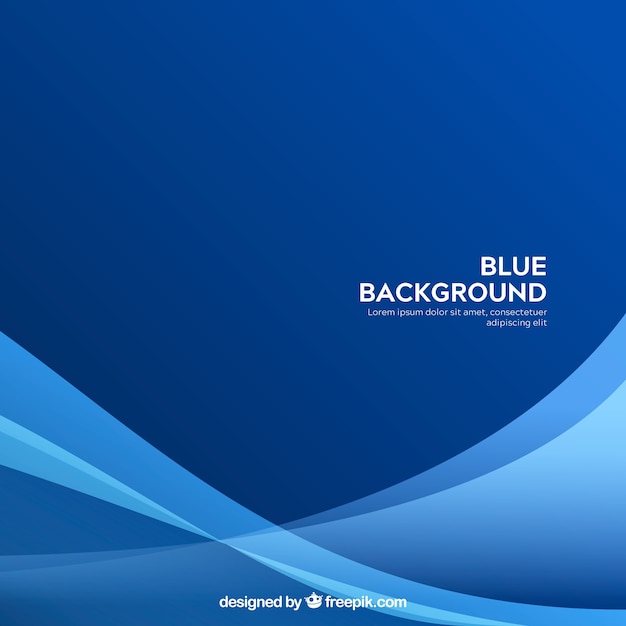 Free Vector abstract background in blue color