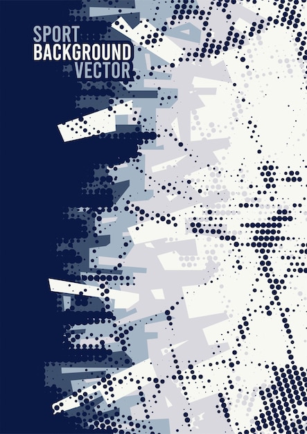 Free vector abstract background for sports jersey pattern