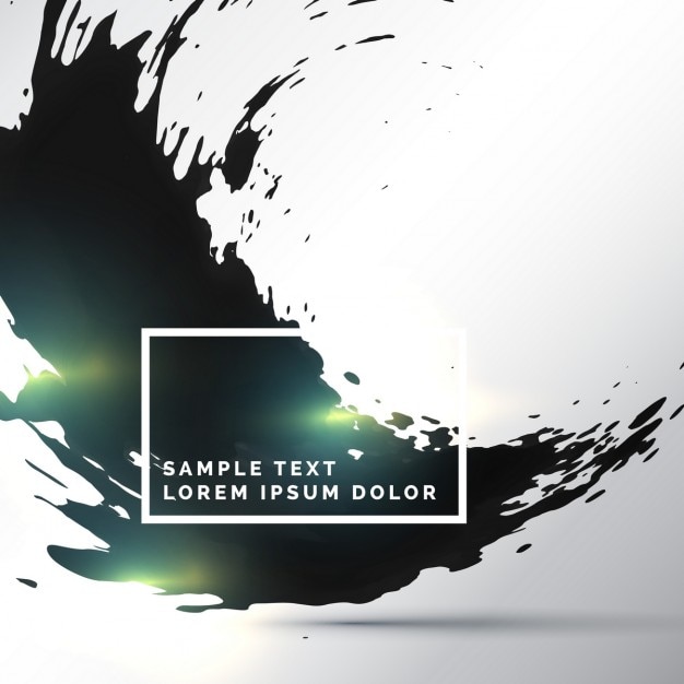 Free Vector abstract background with lines and black ink