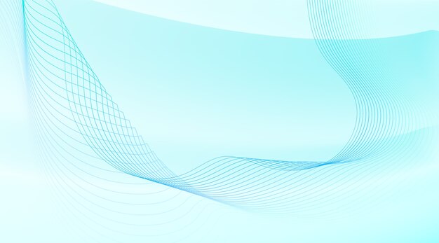 Abstract Background with wavy lines