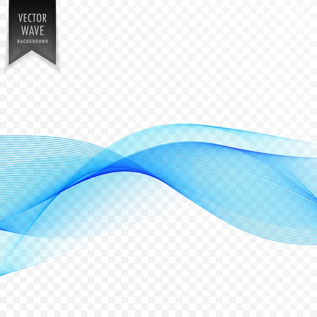 Free Vector abstract blue smooth wave background