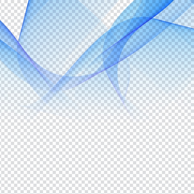 Abstract blue wave design