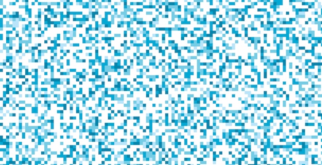 Free vector abstract blue and white pixels design