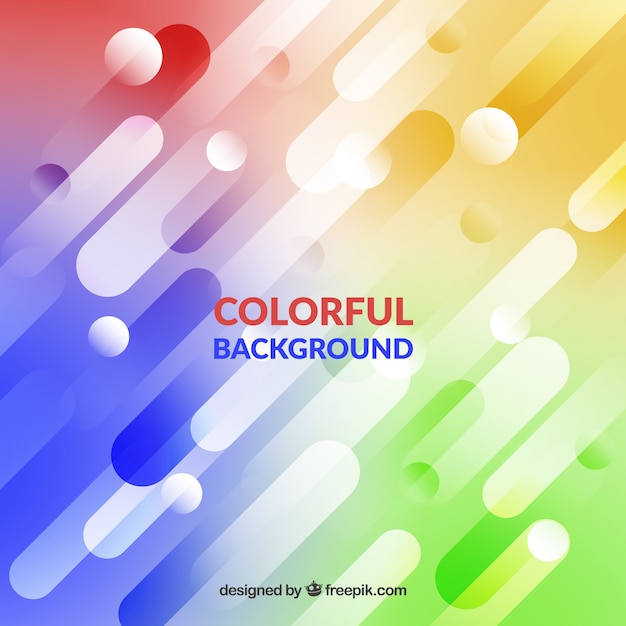 Free Vector abstract colourful blurred background