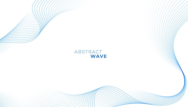 Free Vector abstract curvy and smooth lines for business presentation