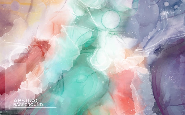 Free Vector abstract ink painting background