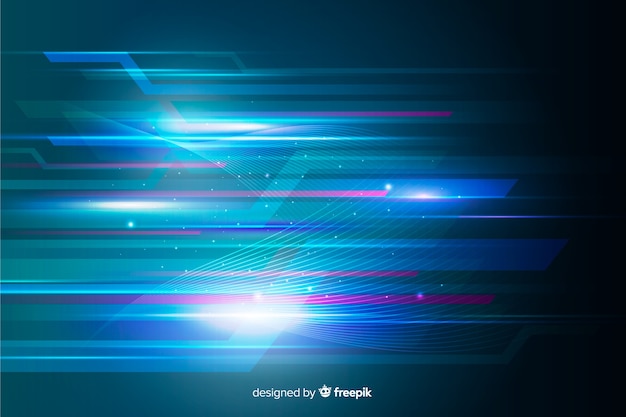 Free Vector abstract light movement background