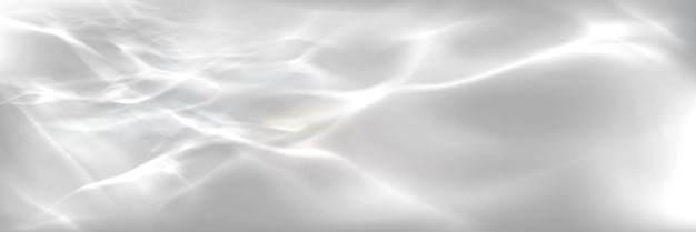 Free Vector abstract light refraction effect on water surface vector realistic illustration of white and grey gradient background with shadow and sunlight flare smoke cloud movement fog or mist texture