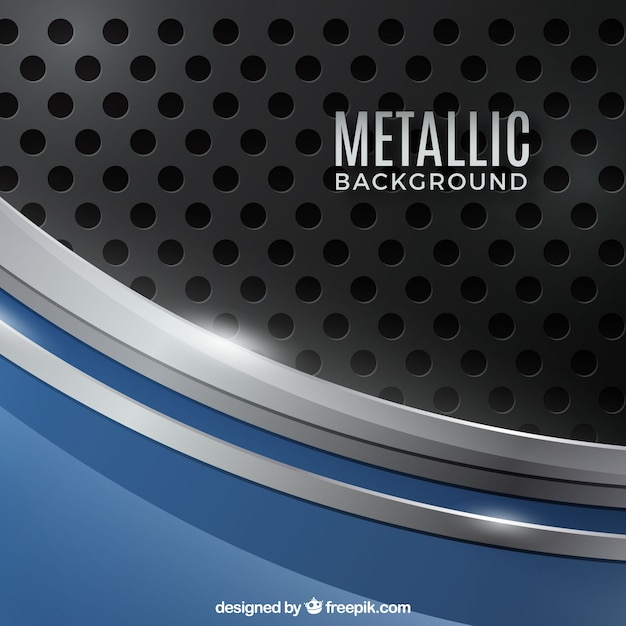 Free Vector abstract metallic background