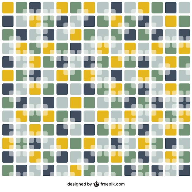Free vector abstract mosaic pattern