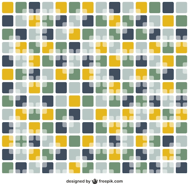 Free Vector abstract mosaic pattern