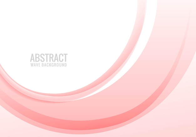 Free Vector abstract pink creative business flowing wave background