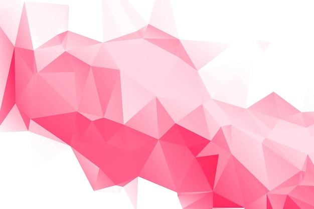 Free vector abstract pink polygonal background