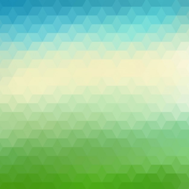 Free Vector abstract polygonal background in green and blue tones