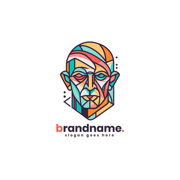 Abstract Portrait Logo Design